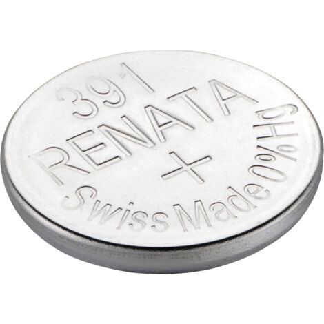 RENATA Knopfzelle 391, 50mAh, Silberoxid