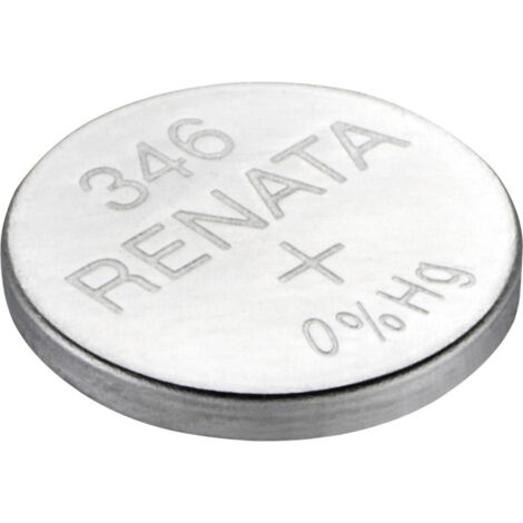 Renata Pile bouton 346 1.55 V 1 pc(s) 9.5 mAh oxyde d'argent Y246053