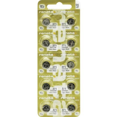 Renata Pile bouton 371 10 pc(s) 40 mAh Y246063