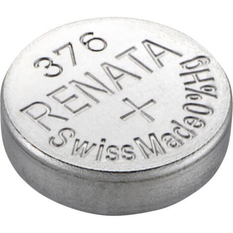 Renata Pile bouton 376 1.55 V 1 pc(s) 27 mAh oxyde d'argent Y246013