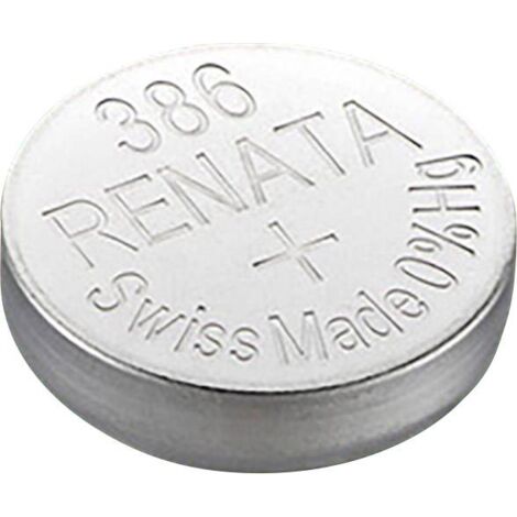 Renata Pile bouton 386 1.55 V 1 pc(s) 130 mAh oxyde d'argent Y240923