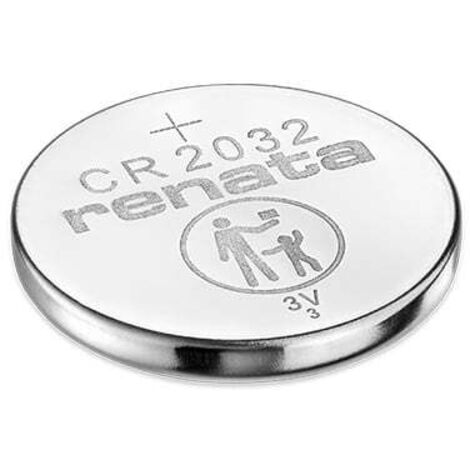 Renata / Swatch Group - Pile bouton lithium blister CR2032 RENATA 3V 260mAh
