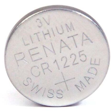 Renata / Swatch Group - Pile bouton lithium CR1225 RENATA 3V 48mAh