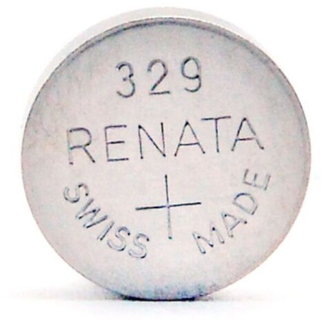 Renata / Swatch Group - Pile bouton oxyde argent 329 RENATA 1.55V 37mAh
