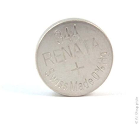 Renata / Swatch Group - Pile bouton oxyde argent 344 RENATA 1.55V 105mAh