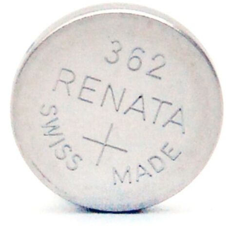 Renata / Swatch Group - Pile bouton oxyde argent 362 RENATA 1.55V 24mAh