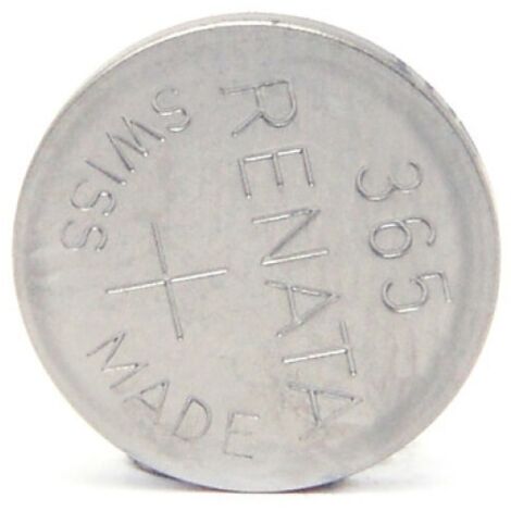 Renata / Swatch Group - Pile bouton oxyde argent 365 RENATA 1.55V 40mAh