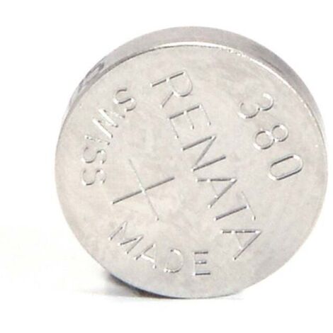 Renata / Swatch Group - Pile bouton oxyde argent 380 RENATA 1.55V 82mAh