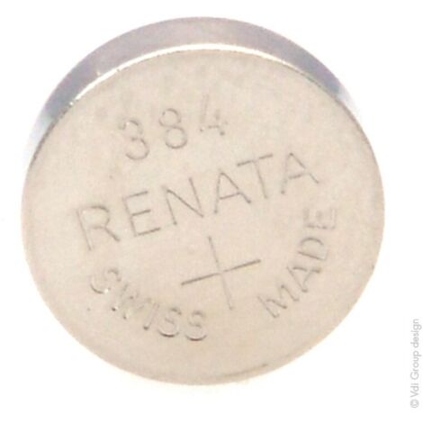 Renata / Swatch Group - Pile bouton oxyde argent 384 RENATA 1.55V 45mAh