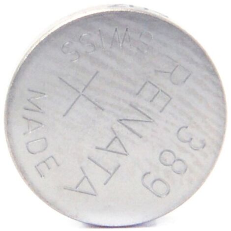 Renata / Swatch Group - Pile bouton oxyde argent 389 RENATA 1.55V 80mAh