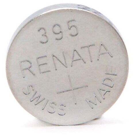Renata / Swatch Group - Pile bouton oxyde argent 395 RENATA 1.55V 55mAh