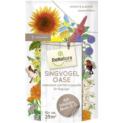 ReNatura Singvogeloase 0,275 kg Blumensamen Nahrungsquelle und Lebensraum