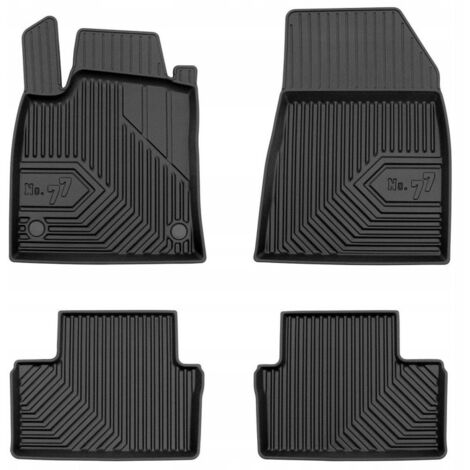 RENAULT CLIO 5 à partir de 2019 - TAPIS, TAPIS DE PORTE, TAPIS DE PORTE EN CAOUTCHOUC, BACS 77