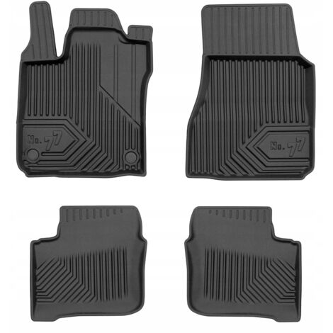 RENAULT Twingo 3 à partir de 2014 - TAPIS, TAPIS DE PORTE, TAPIS DE PORTE EN CAOUTCHOUC, BACS 77