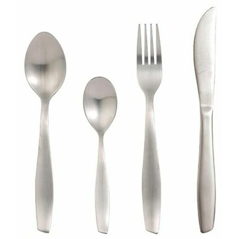 

Cubertería Tebas Acero Inoxidable Plateado (24 pcs) - Renberg