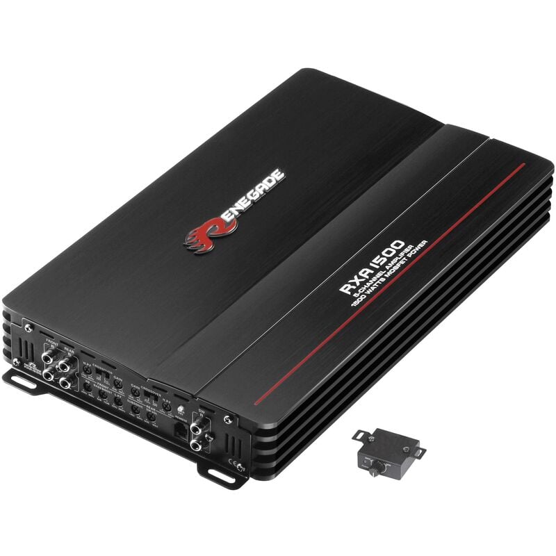 Renegade - RXA1500 Ampli auto 5 canaux 1500 w Réglage volume/basses/aigus adapté pour (marque automobile): Universal D002602