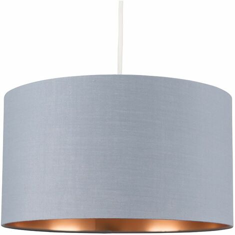 main image of "Easy Fit Pendant Light Shade 25cm Fabric Lampshade Table Lamp Ceiling"