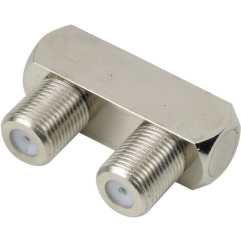 Renkforce 0403444 Connettore F, Forma a U. Connessioni: Prese a F, Prese a F 1 pz.
