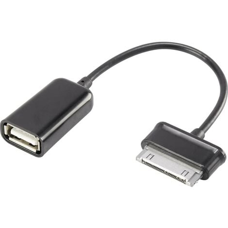 Acquista Renkforce Cavo USB USB 3.2 Gen1 (USB 3.0) Spina USB-C®, Presa USB-A  0.15 m Nero con funzione OTG, contatti connettore do da Conrad