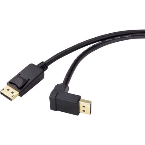 Renkforce DisplayPort Cavo Spina DisplayPort, Spina DisplayPort 2.00 m Nero SP-9163792 contatti connettore dorati Cavo