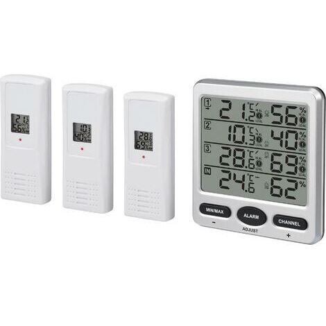 Renkforce  Funk-Thermo-/Hygrometer Silber TF0073