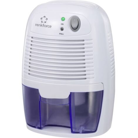 Renkforce HD-68W Déshumidificateur 20 m² 0.011 l/h blanc, bleu