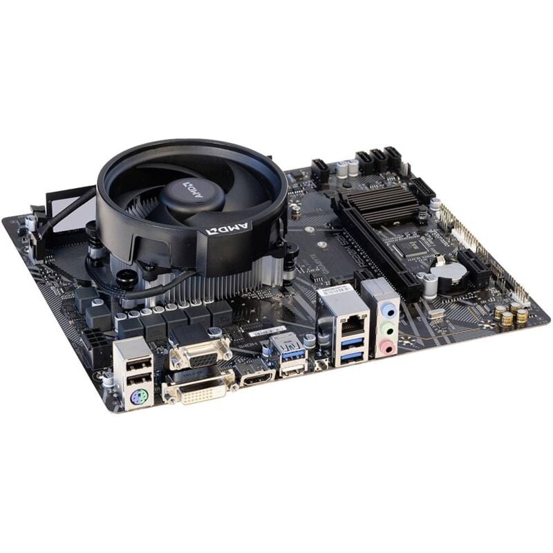 Kit tuning pc amd Ryzen 5 5500 4.2 GHz 8 gb ram DDR4 Micro-ATX - Renkforce