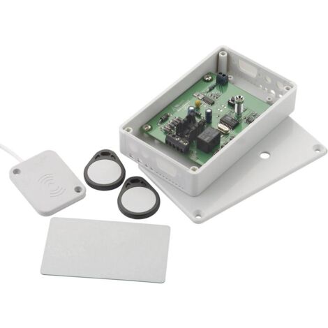 LETTORE CON SENSORE DI PROSSIMITA/' CHIAVE TRASPONDER RFID ACCESSI K2 12V LED