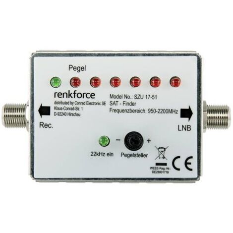 Renkforce RF-4470372 SAT Finder