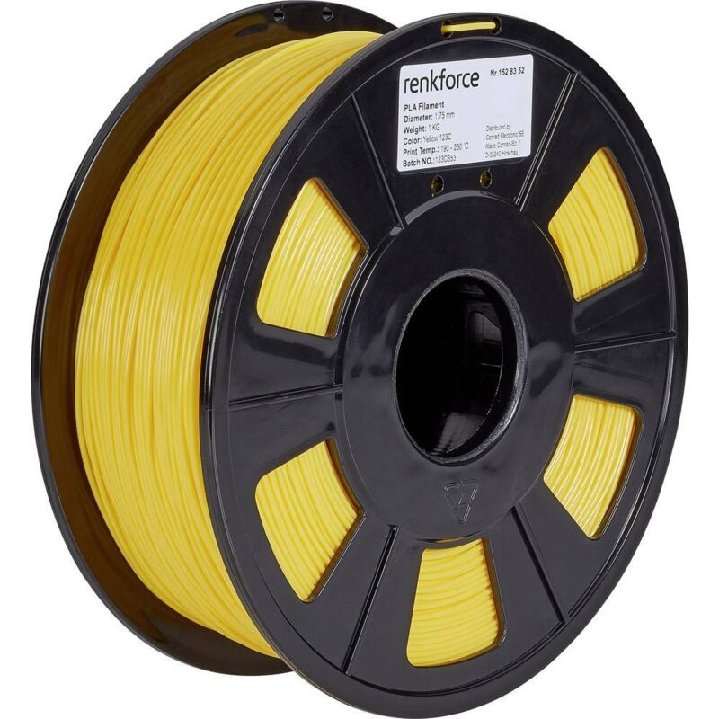 Renkforce - RF-4511202 Filament pla 1.75 mm 1000 g jaune 1 pc(s)