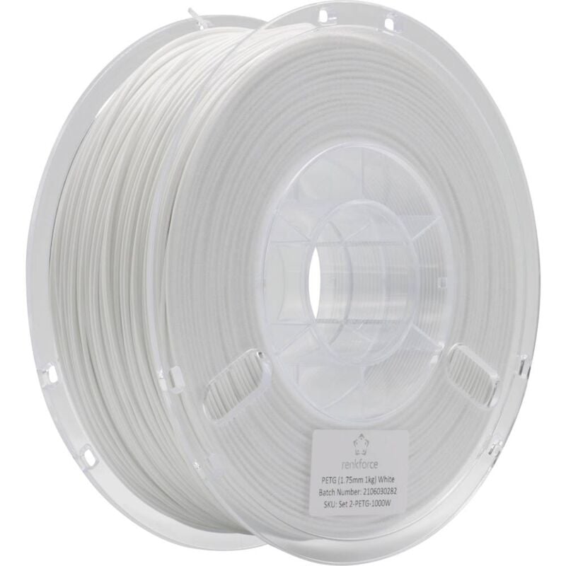 Renkforce - RF-4738594 Filament petg 1.75 mm 1000 g blanc 1 pc(s)