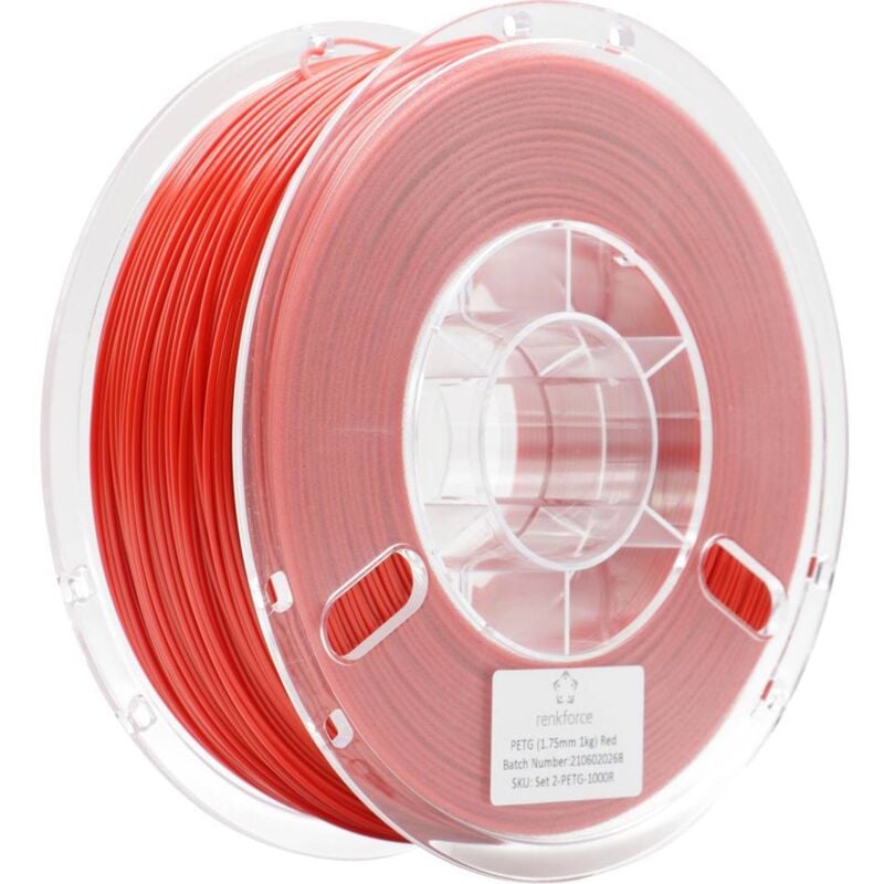 Renkforce - RF-4738596 Filament petg 1.75 mm 1000 g rouge 1 pc(s)