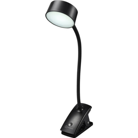 Renkforce  RF-6053266 Klemmleuchte LED LED fest eingebaut  2 W Schwarz
