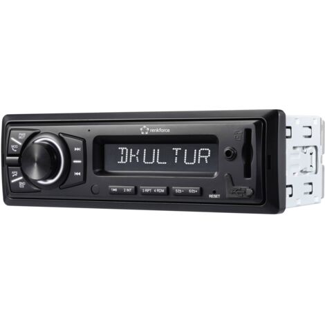 Renkforce RF-ARAR-400 Autoradio avec antenne DAB, tuner DAB+, kit mains libres bluetooth V154133