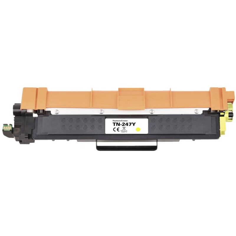 Renkforce - RF-5609700 Toner remplace Brother TN-247Y jaune 2300 pages compatible Cassette de toner