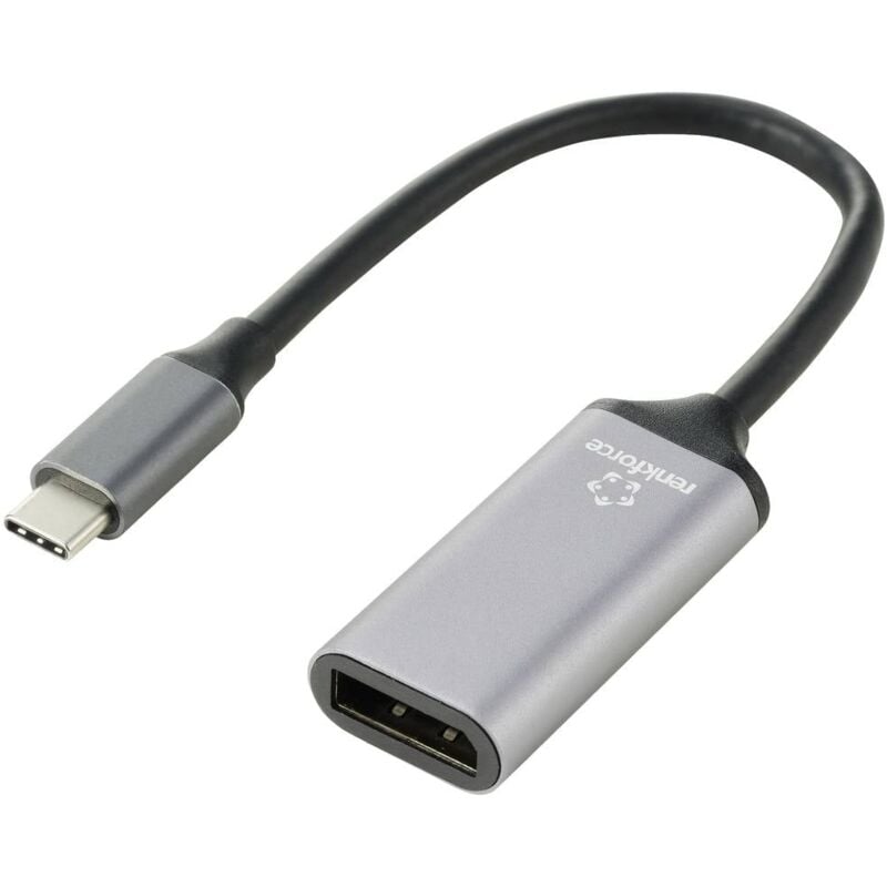 Câble adaptateur Renkforce usb-c® / DisplayPort usb-c® mâle, Prise femelle DisplayPort 0.15 m noir RF-5397866 blindage