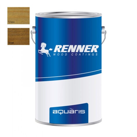 Renner aquaris yo m317 5kg finitura professionale per esterni ed interni, colori disponibili trasparente lucida 60 gloss