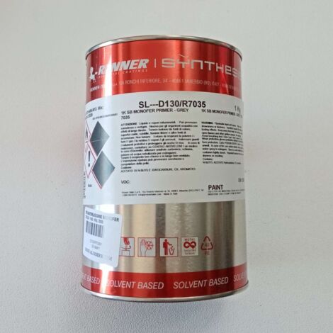 Renner monofer 1kg fondo grigio protettivo antiruggine per ferro ral 7035