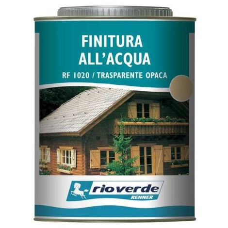 Renner rf 1020 2,5lt finitura trasparente opaca base acqua