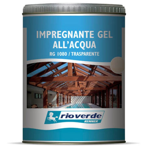 Renner rg 750ml impregnante acqua gel per esterni ed interni, colori disponibili trasparente