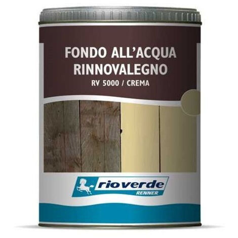 Renner Rio verde - Fondo all&aposacqua Rinnovalegno da 0,750 lt RV5000 - CREMA