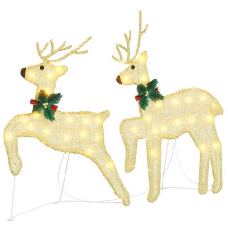 Rennes LED 2 pcs Blanc chaud tissu CFW678479