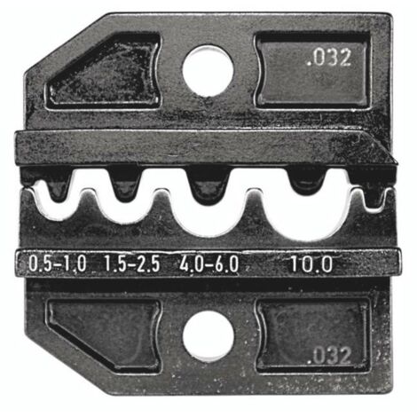 Rennsteig Werkzeuge 624 032 3 0 Matrice à sertir pour cosses non-isolées, pour connecteur non-isolé 0.5 à 10 mm² adapté