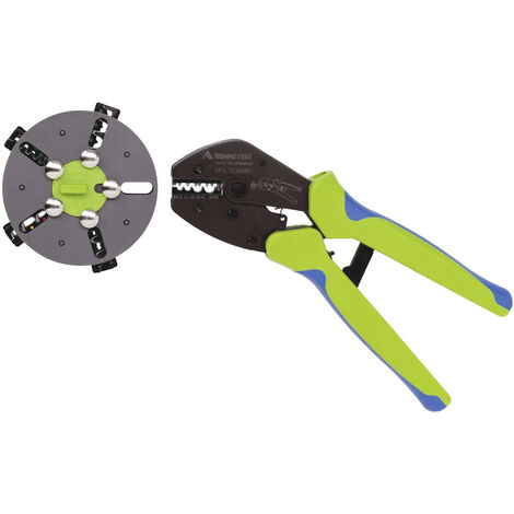 Rennsteig Werkzeuge Multicrimp 629 005 3 Crimpzangen-Set 5teilig Unisolierte Flachsteckverbinder, Is