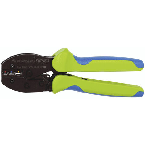 Rennsteig Werkzeuge PEW9.60 619 060 3 Crimpzange  Isolierte Kabelverbinder 0.5 bis 6 mm²
