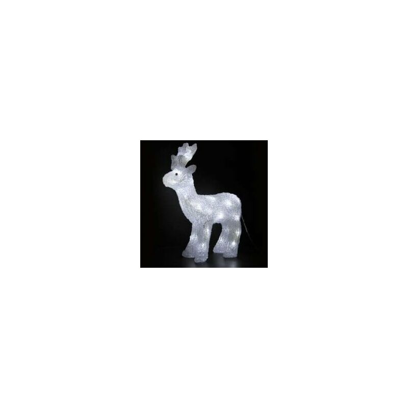 

Reno Iluminado Led 28X32X15Cm Blanco