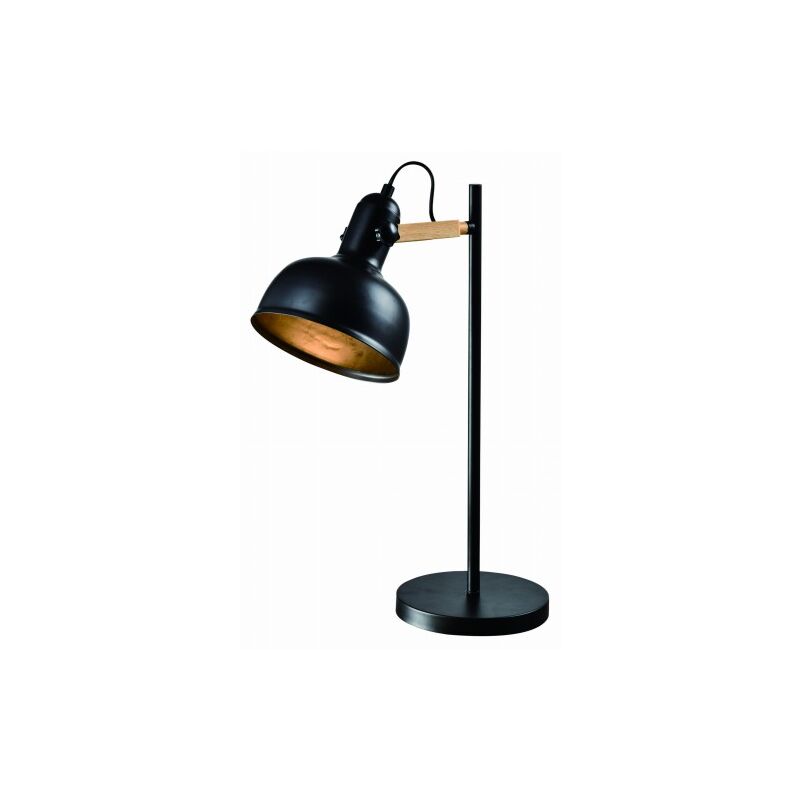 Reno Lampada da Tavolo Nera 1x40w E27 Lampada Nera...