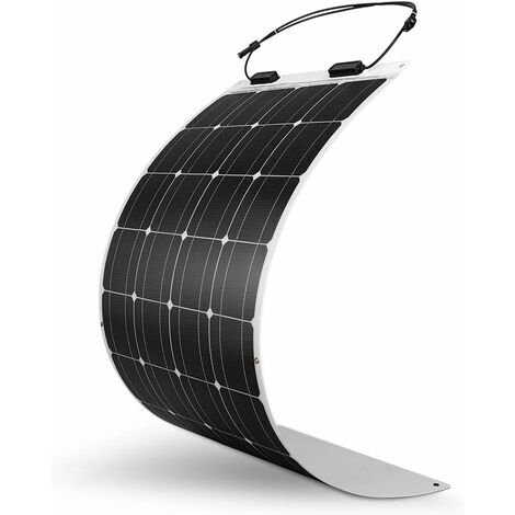 100W Monokristallin Solar Panel Solarzelle Sonnenkollektor Solarmodul Auto Boot