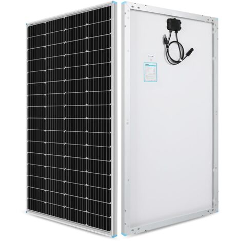 Renogy Pannello Solare 175 W, Caricatore 12 V PV Monocristallino per Campeggio Car, Rifugi Cabina Casa Commerciale Residenziale sul Tetto, Barca Marina, Caravana, Sistema Off-grid
