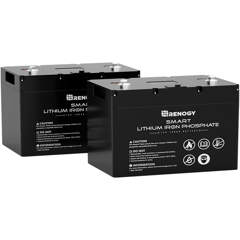 Renogy Lithium Battery Lifepo Ah V Kwh Deep Cycle Battery